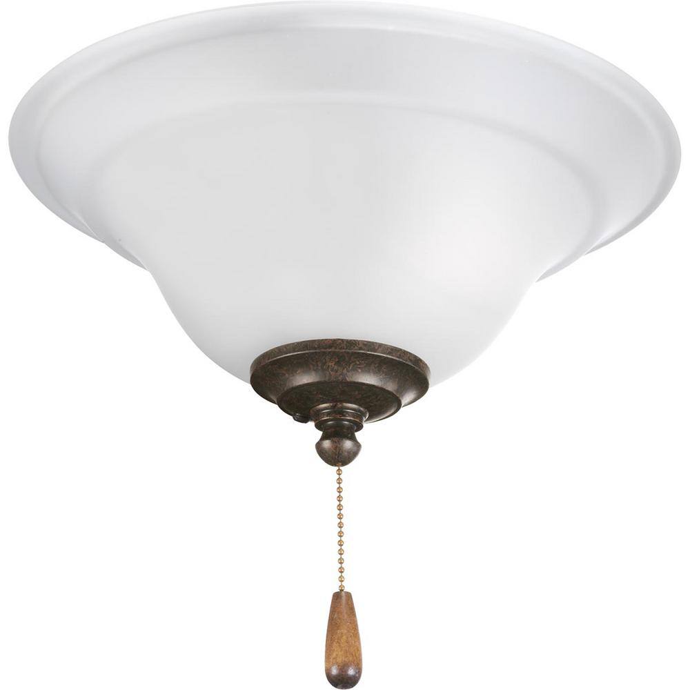 Progress Lighting Trinity Collection 2-Light Unfinished Ceiling Fan Light Kit