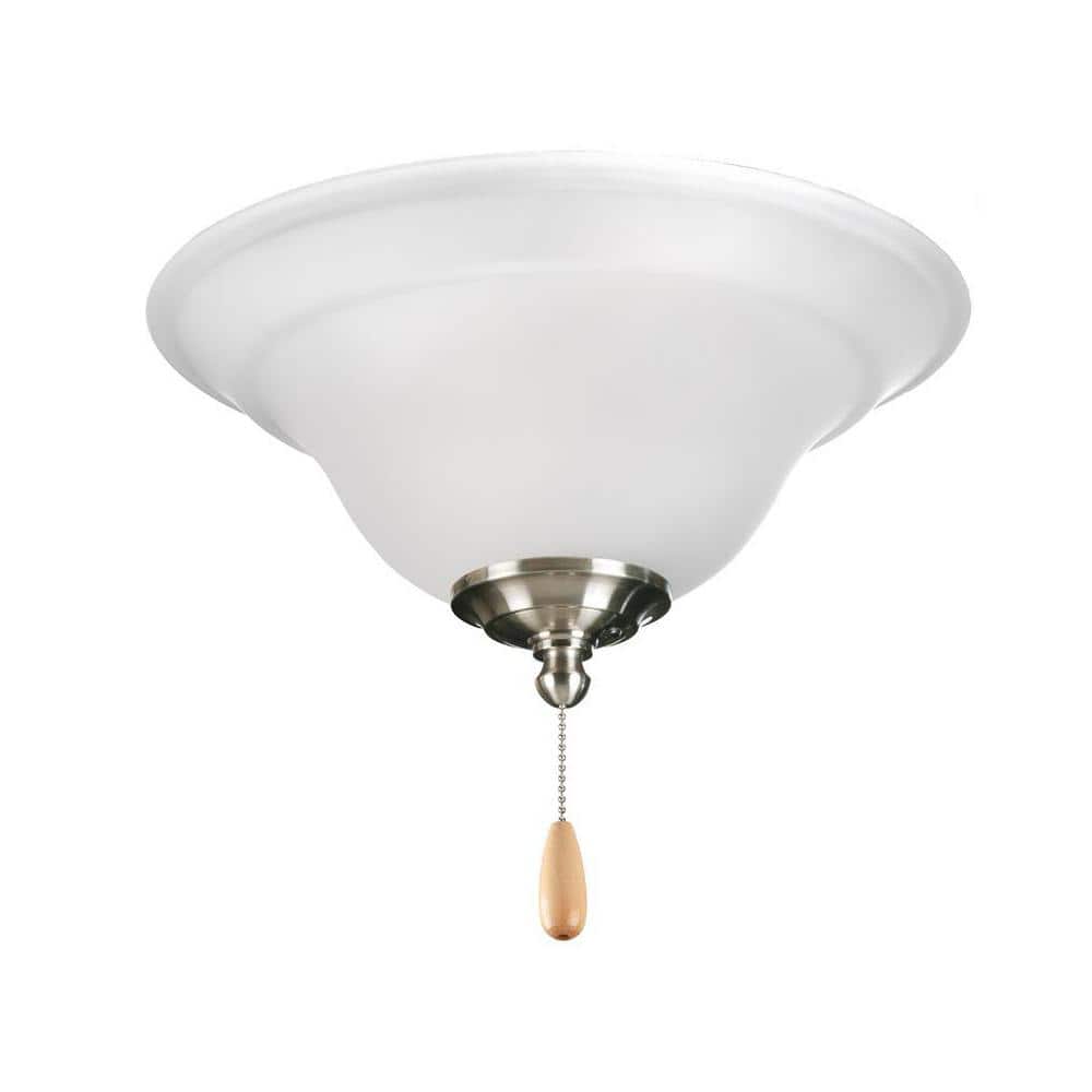 Progress Lighting Trinity Collection 2-Light Unfinished Ceiling Fan Light Kit