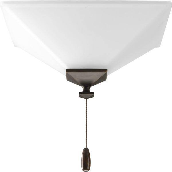 Progress Lighting North Park Collection 2-Light Unfinished Ceiling Fan Light Kit