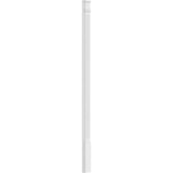 Ekena Millwork 2 in. x 5 in. x 90 in. Fluted PVC Pilaster Moulding with Decorative Capital and Base (Pair)