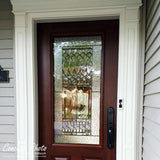 Ekena Millwork 2 in. x 5 in. x 96 in. Raised Panel PVC Pilaster Moulding with Decorative Capital and Base (Pair)