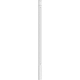 Ekena Millwork 2 in. x 5 in. x 96 in. Raised Panel PVC Pilaster Moulding with Decorative Capital and Base (Pair)