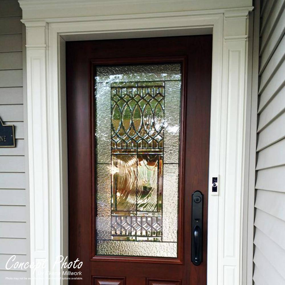 Ekena Millwork 2 in. x 7 in. x 82 in. Raised Panel PVC Pilaster Moulding with Decorative Capital and Base (Pair)