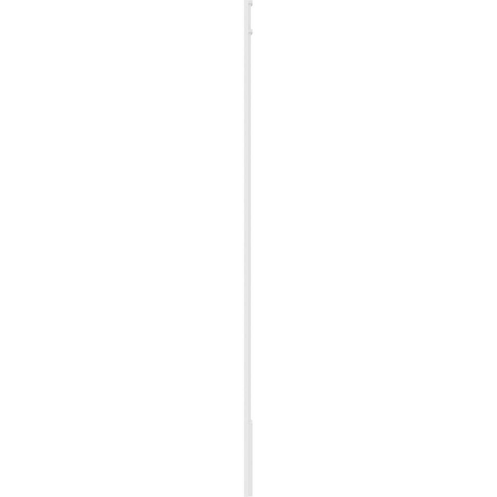 Ekena Millwork 2 in. x 7 in. x 120 in. Fluted PVC Pilaster with Decorative Capital and Base Moulding (Pair)