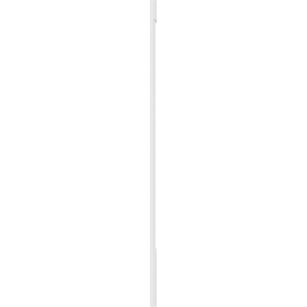 Ekena Millwork 2 in. x 12 in. x 90 in. Raised Panel PVC Pilaster Moulding with Standard Capital and Base (Pair)