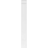Ekena Millwork 2 in. x 12 in. x 108 in. Smooth PVC Pilaster with Decorative Capital and Base Moulding (Pair)