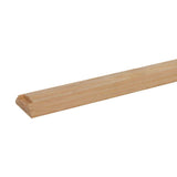 EVERMARK 6045 1 ft. Unfinished Red Oak Shoe Rail