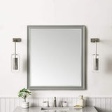 James Martin Vanities Glenbrook 36" x 40" Urban Gray Bathroom Vanity Mirror