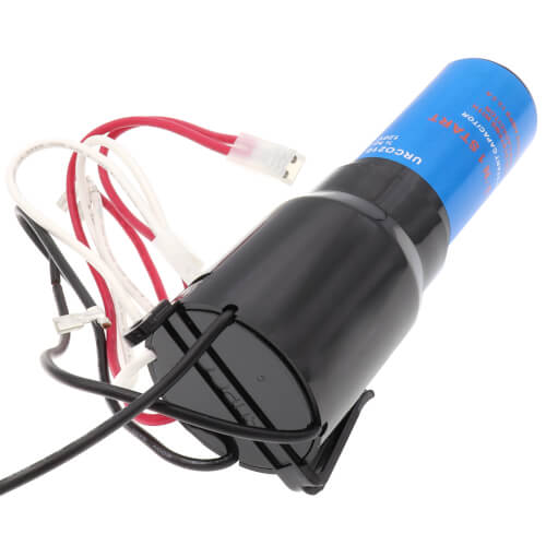 Supco URCO210RC capacitor - detail view (Type: Relay; Voltage: 115V)