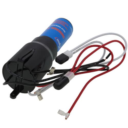 Supco URCO410 capacitor - detail view (Type: Relay; Voltage: 100 to 125 VAC)