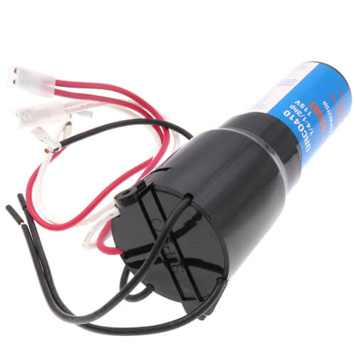 Supco URCO410RC capacitor - detail view (Type: Relay; Voltage: 115V)
