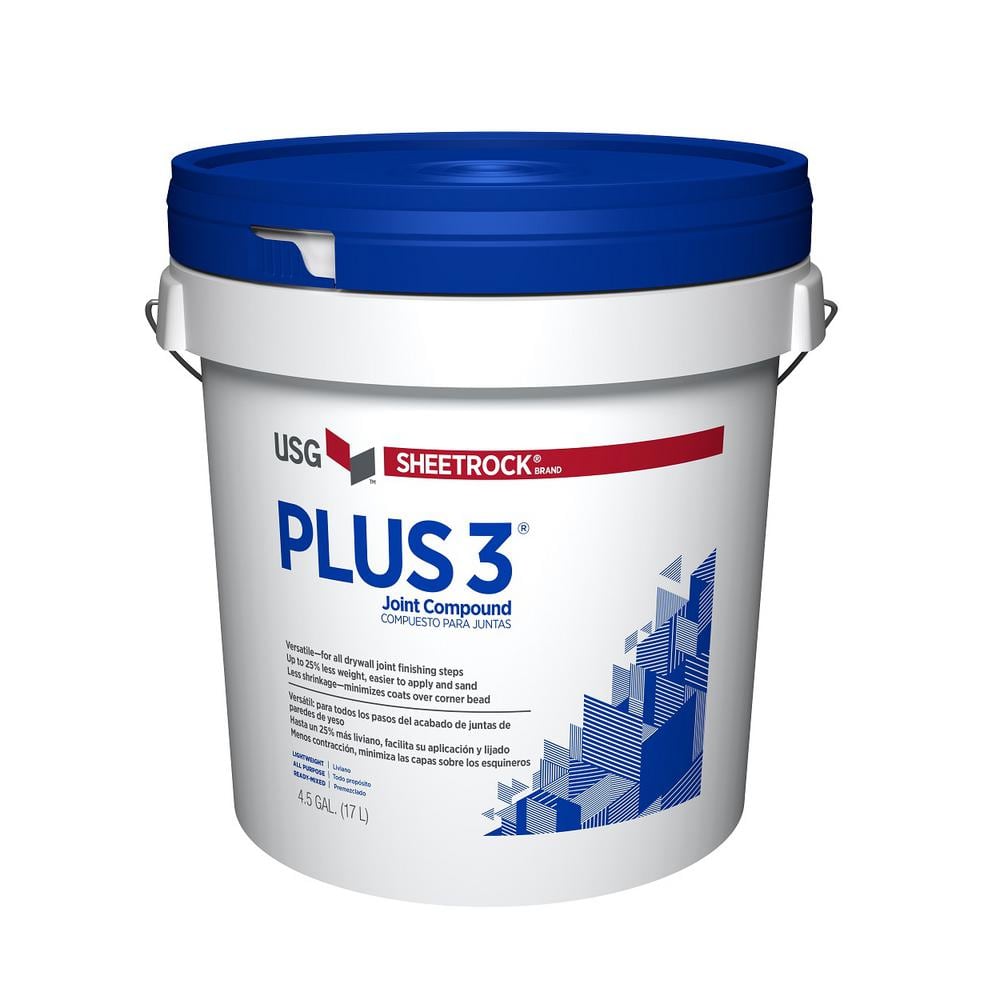 USG Sheetrock Brand 4.5 gal. Plus 3 Ready-Mixed Joint Compound