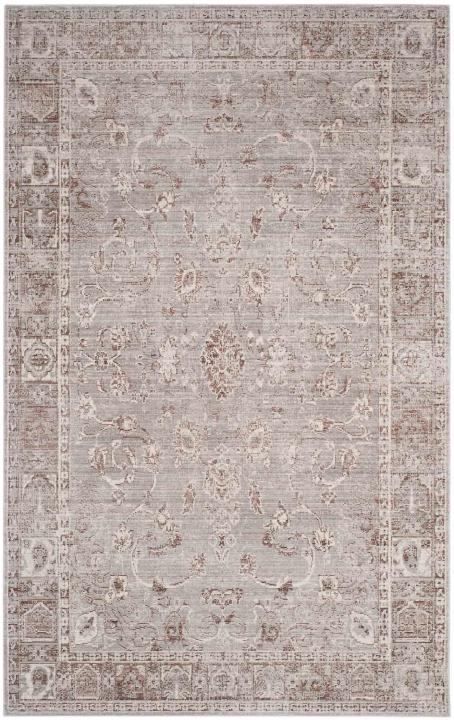 Safavieh Valencia Colom 2 x 12 Gray/Multi Indoor Distressed Overdyed Vintage Runner