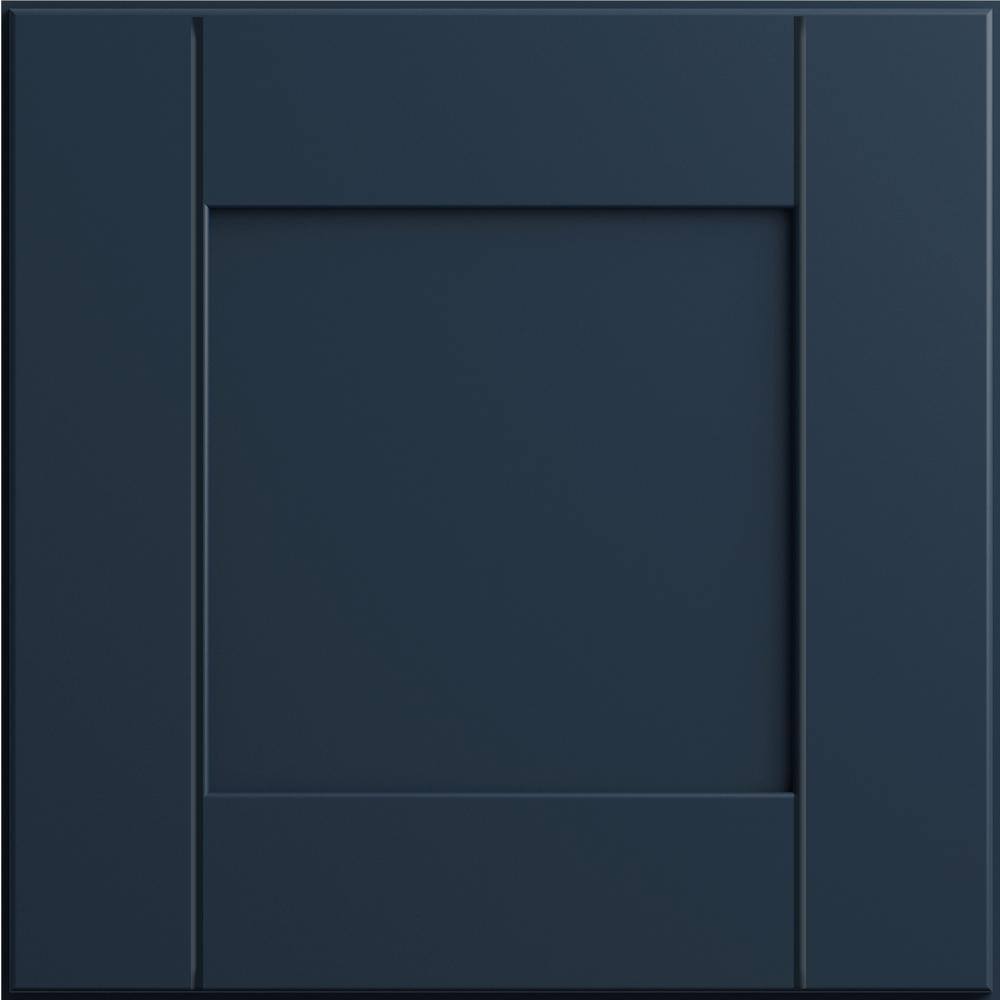 MILL'S PRIDE Richmond Valencia Blue Plywood Shaker Stock Ready to Assemble Wall Kitchen Cabinet Sft Cls 12 in W x 12 in D x 36 in H