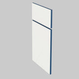 MILL'S PRIDE Richmond Valencia Blue Plywood Shaker Ready to Assemble Corner Kitchen Cabinet Soft Close 24 in W x 12 in D x 42 in H