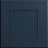 MILL'S PRIDE Richmond Valencia Blue Plywood Shaker Ready to Assemble Corner Kitchen Cabinet Soft Close 24 in W x 12 in D x 42 in H