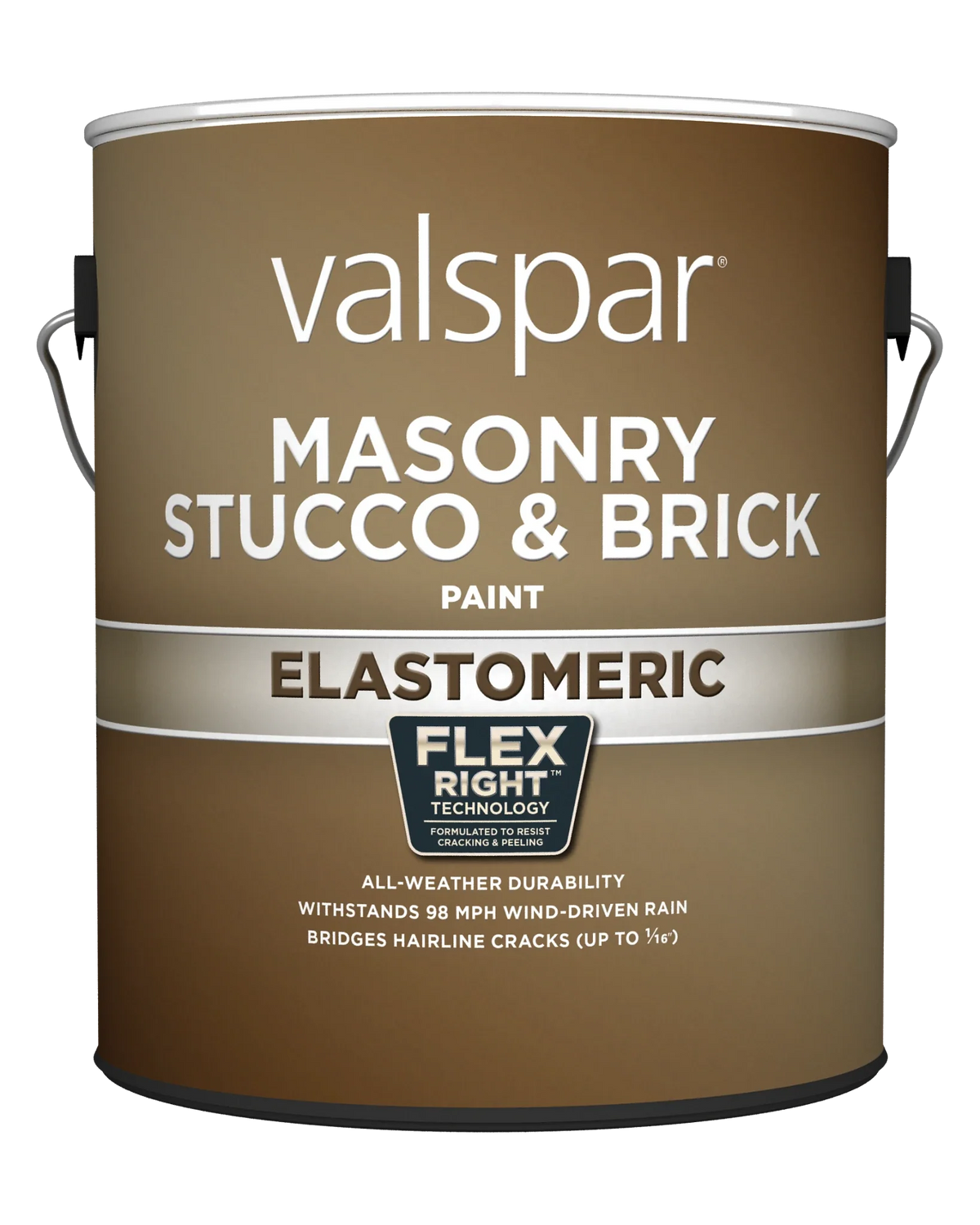 Valspar Duramax Flat Masonry & Stucco Elastomeric Exterior Paint, Tintable White, 630-fl oz