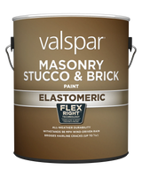 Valspar Duramax Flat Masonry & Stucco Elastomeric Exterior Paint, Tintable White, 630-fl oz