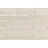 Ivy Hill Tile Catalina Vanilla 3 in. x 6 in. x 8 mm Polished Ceramic Subway Wall Tile (5.38 sq. ft./case)