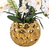 Vanity Art 29.13 in. H Artificial Orchid Floral Arrangement in Ceramics Vase