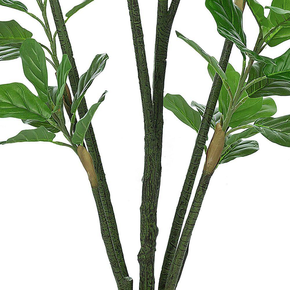 Vanity Art 82 .68 in. H Artificial Fiddle Leaf Fig Plant in Pot (Set of 2)