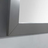 Vanity Art Genoa 30 in. W x 22 in. D x 36 in. H Bath Vanity in Grey with Engineered Marble Top in White with Basin and Mirror
