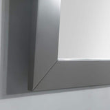 Vanity Art Genoa 48 in. W x 22 in. D x 36 in. H Bath Vanity in Grey with Engineered Marble Top in White with Basin and Mirror