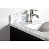 Vanity Art Savona 24 in. W x 22 in. D x 36 in. H Bath Vanity in Espresso with Vanity Top in White with White Basin and Mirror