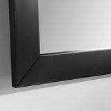 Vanity Art 36 in. W x 22 in. D x 36 in. H Vanity in Espresso with Single Basin Vanity Top in White and Grey Marble and Mirror