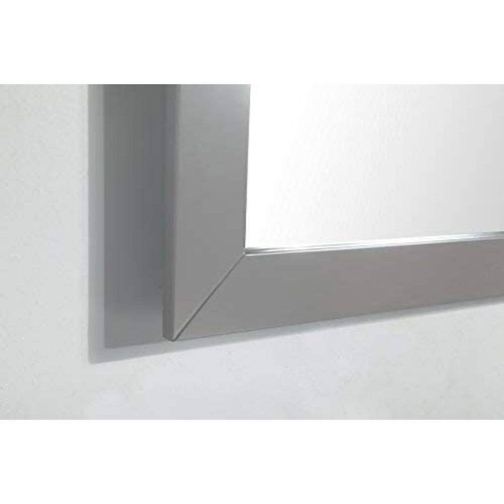 Vanity Art Savona 60 in. W x 22 in. D x 36 in. H Bath Vanity in Grey with Vanity Top in White with White Basin and Mirror