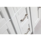 Vanity Art Savona 72 in. W x 22 in. D x 36 in. H Bath Vanity in White with Vanity Top in White with White Basin and Mirror