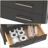 Vanity Art Brescia 36 in. W x 18.1 in. D x 35.8 in. H Single Basin Bathroom Vanity in Espresso with Top in White Ceramic and Mirror