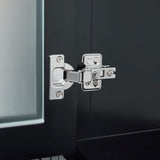 Vanity Art 42 in. W x 18 in. D x 36 in. H Bathroom Vanity in Espresso with Single Basin Vanity Top in White Ceramic and Mirror