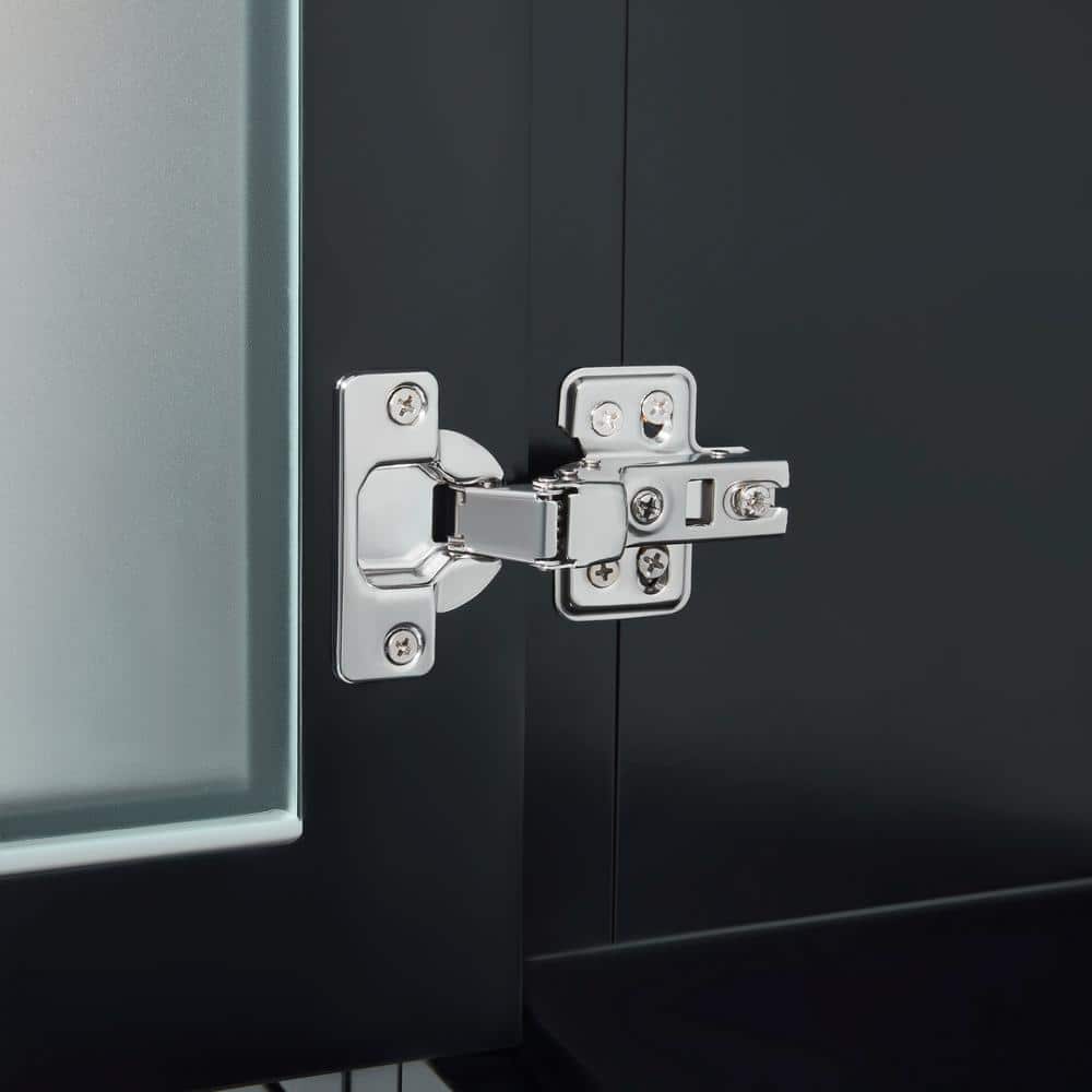 Vanity Art Brescia 54 in. W x 18 in. D x 36 in. H Bathroom Vanity in Espresso with Vanity Top in White with White Basin and Mirror