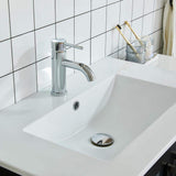 Vanity Art Brescia 54 in. W x 18 in. D x 36 in. H Bathroom Vanity in Espresso with Vanity Top in White with White Basin and Mirror