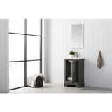 Vanity Art Vannes 20 in. W x 16 in. D x 34.5 in. H Bathroom Vanity in Silver Grey with Ceramic Top