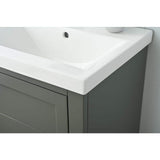 Vanity Art Vannes 20 in. W x 16 in. D x 34.5 in. H Single Sink Bathroom Vanity in Vintage Green with Ceramic Top
