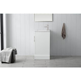 Vanity Art Vannes 24 in. W x 18 in. D x 34.5 in. H Bathroom Vanity in White with Ceramic Top