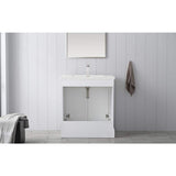 Vanity Art Vannes 30 in. W x 18 in. D x 34.5 in. H Bathroom Vanity in White with Ceramic Top