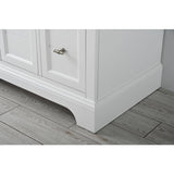 Vanity Art Chambery 48 in. W x 22 in. D x 34.5 in. H Bathroom Vanity in White with Engineered Marble Top
