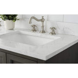 Vanity Art Chambery 54 in. W x 22 in. D x 34.5 in. H Bathroom Vanity in Silver Grey with Engineered Marble Top