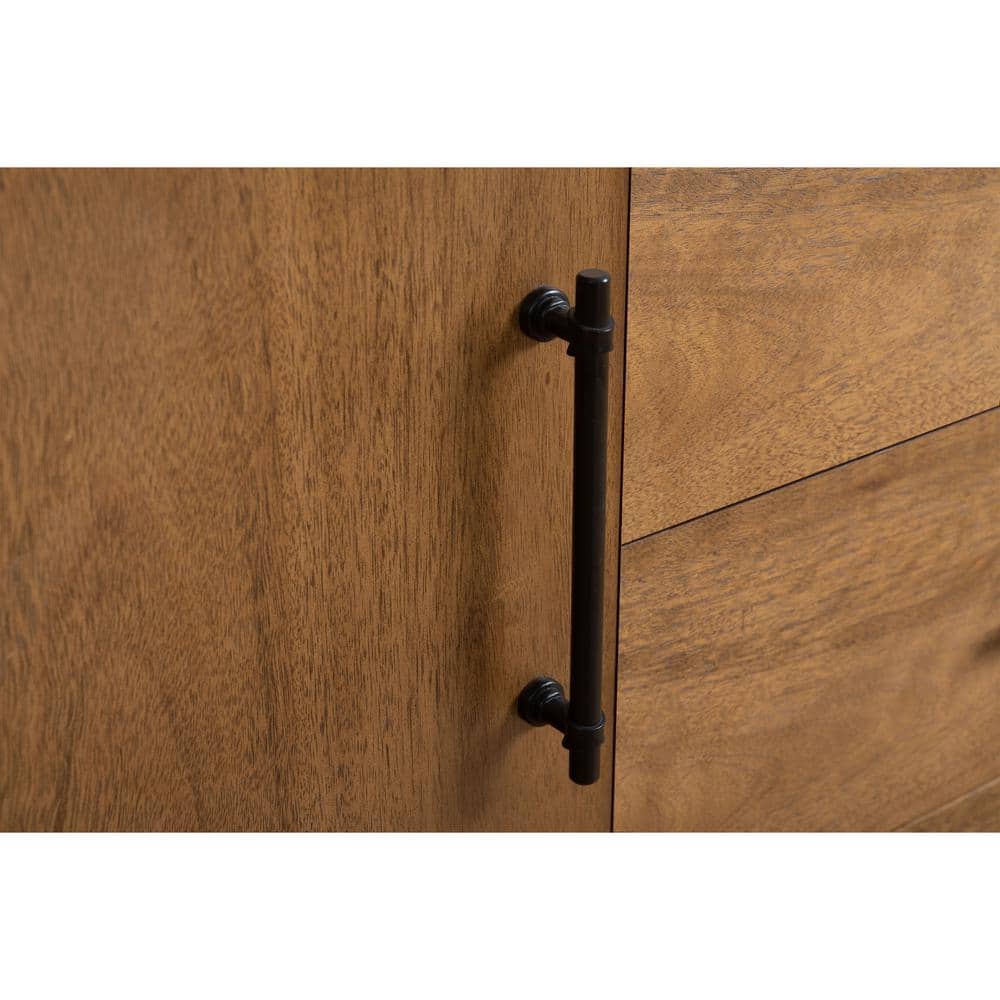 Vanity Art 60 in. W x 21.5 in. D x 34 in. H Double Sink Bathroom Vanity in Tan with Arabescato White Engineered Marble Top