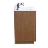 Vanity Art 60 in. W x 21.5 in. D x 34 in. H Double Sink Bathroom Vanity in Tan with Arabescato White Engineered Marble Top