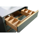 Vanity Art 36 in. W x 22 in. D x 34 in. H Single Sink Bathroom Vanity in Vintage Green with Engineered Marble Top