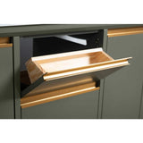 Vanity Art 54 in. W x 22 in. D x 34 in. H Double Sink Bathroom Vanity in Vintage Green with Engineered Marble Top