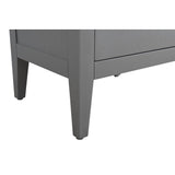 Vanity Art 30 in. W x 18.5 in D x 34 in. H Single Sink Bathroom Vanity Cabinet in Cashmere Gray with Ceramic Top
