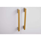 Vanity Art 42 in. W x 22 in. D x 34 in. H Single Sink Bathroom Vanity Cabinet in White with Engineered Marble Top
