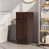 Vanity Art 12 in. W x 21 in. D x 32.5 in. H 1-Drawer Bath Vanity Cabinet Only in Brown