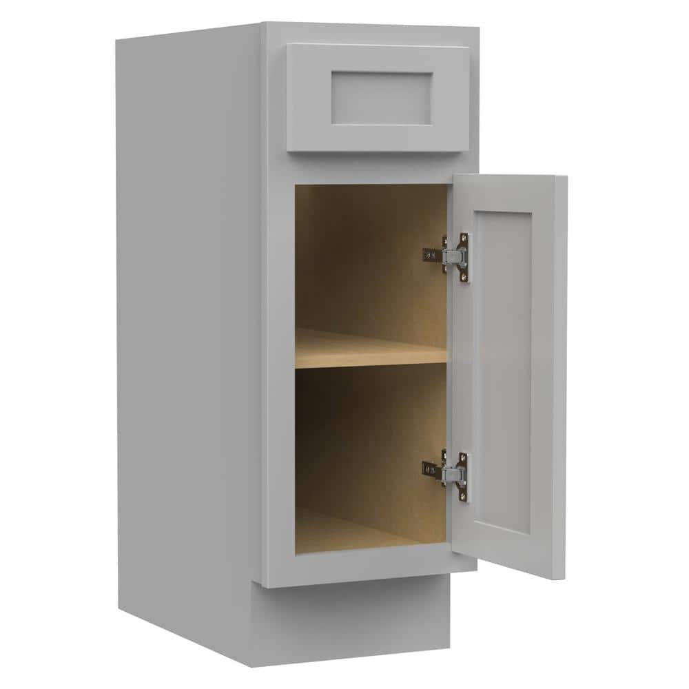 Vanity Art 12 in. W x 21 in. D x 32.5 in. H 1-Drawer Bath Vanity Cabinet Only in Gray