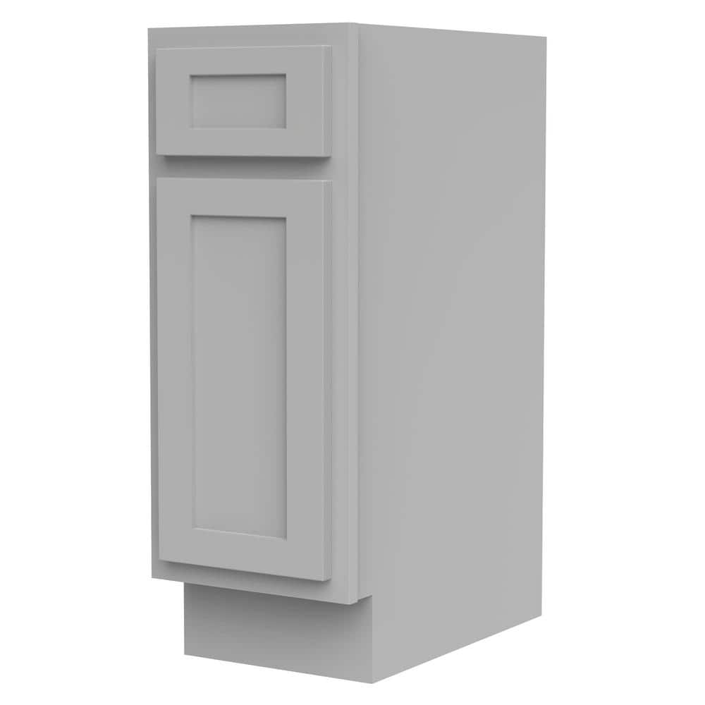 Vanity Art 12 in. W x 21 in. D x 32.5 in. H 1-Drawer Bath Vanity Cabinet Only in Gray